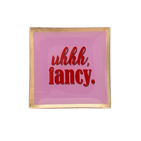 Love Plates, Glasteller S, Motiv: Uhhh, fancy, rosa
