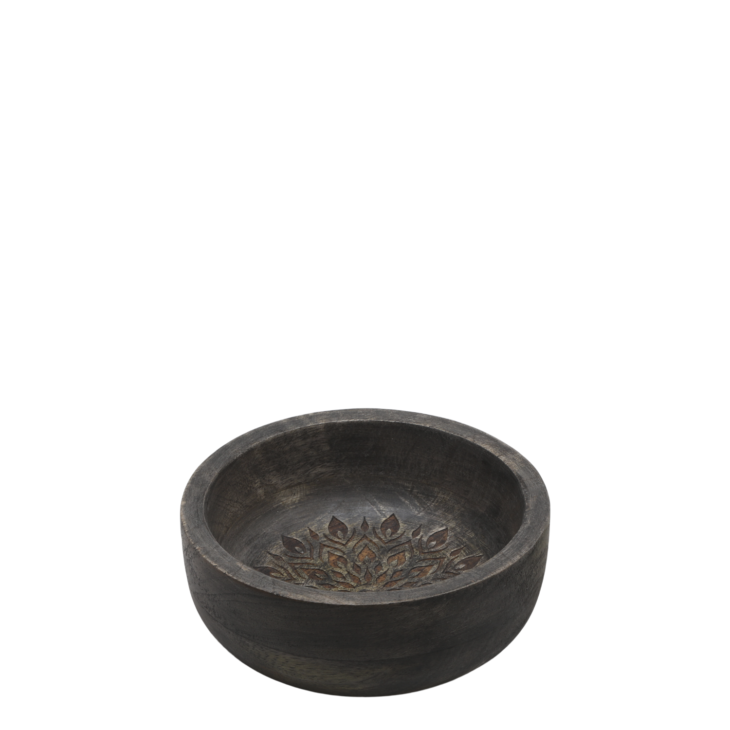 Tours Holzschale mit Schnitzereien, ca.  12 cm