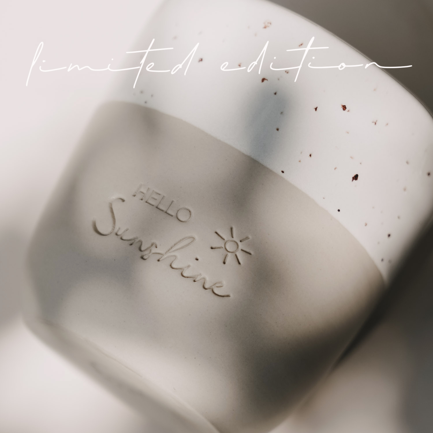 limitierter Eulenschnitt Becher Hello Sunshine