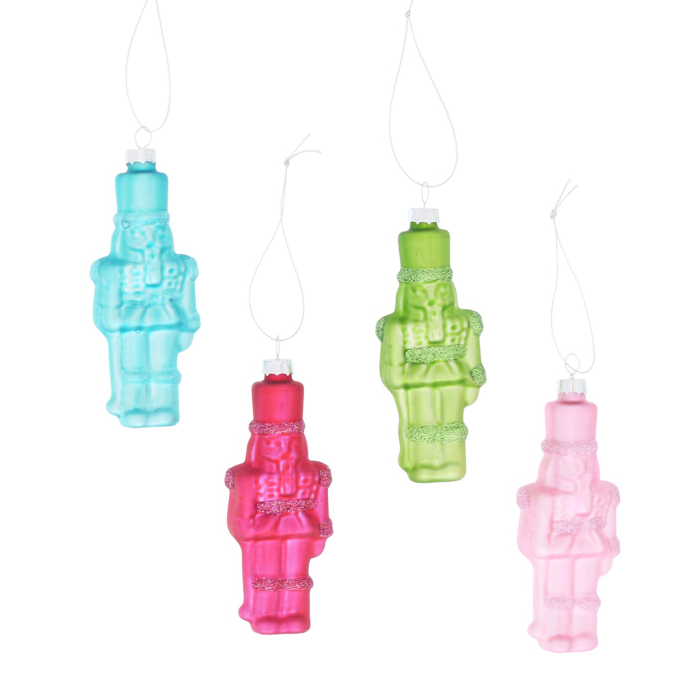 Weihnachtsanhänger Glas, verschiedene Farben Weihnachtsanhänger Glas, verschiedene Farben