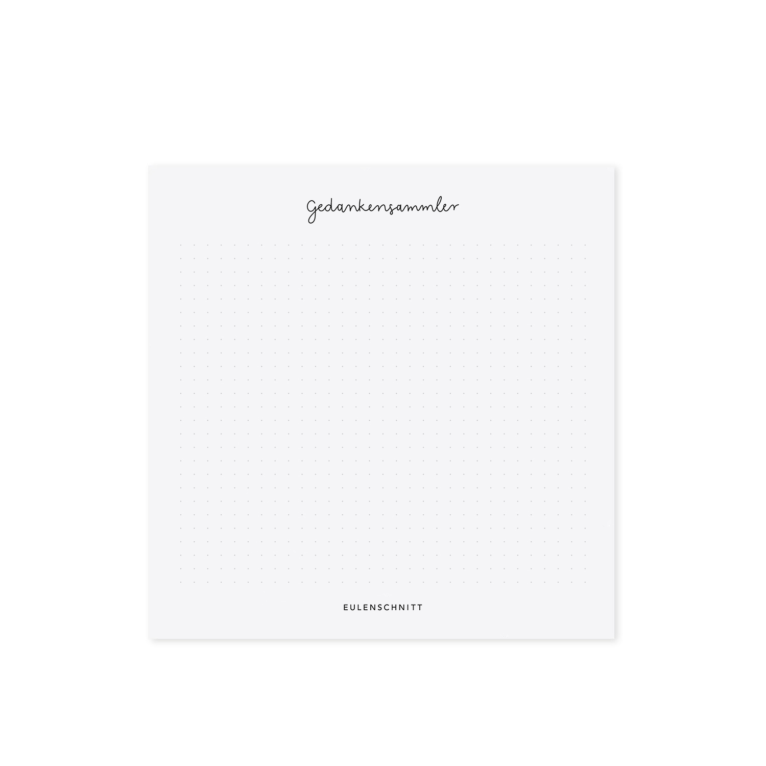 Eulenschnitt Notizblock Gedankensammler Eulenschnitt Notizblock Gedankensammler