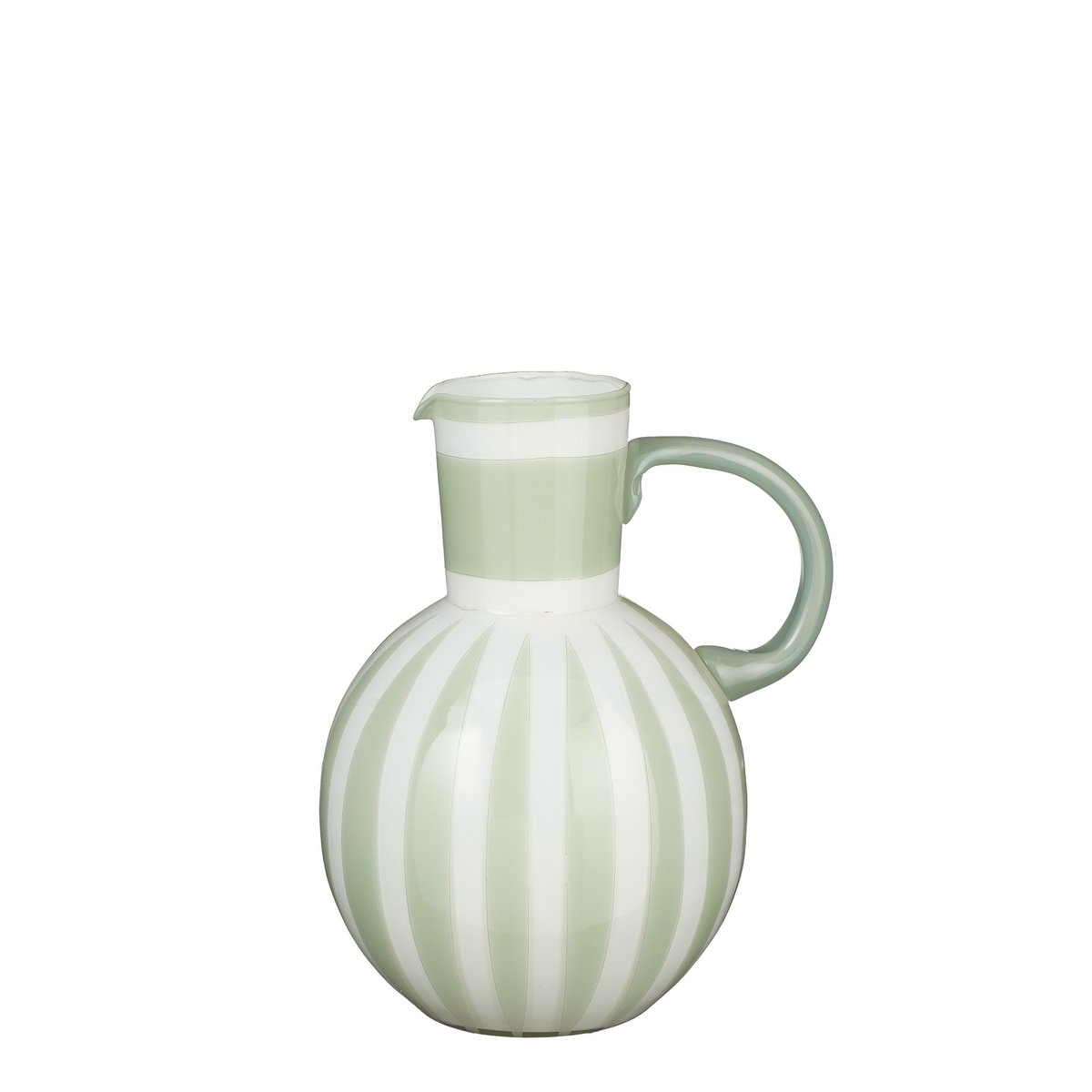 Bazaar Vase - H21 x Ø17,5 cm - Glas - Hellgrün