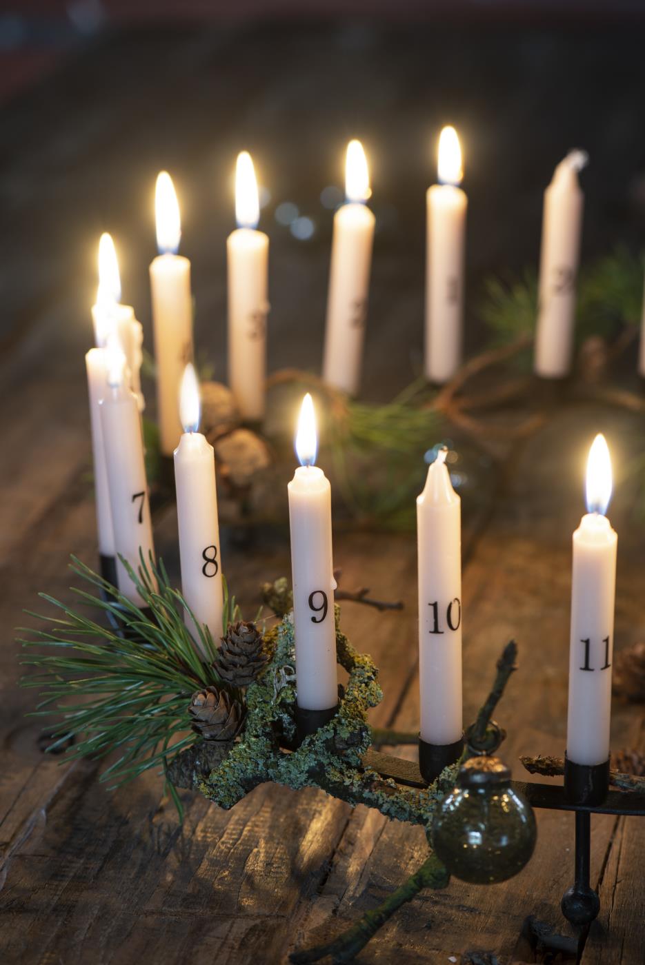Adventskranz-Kalender Rost