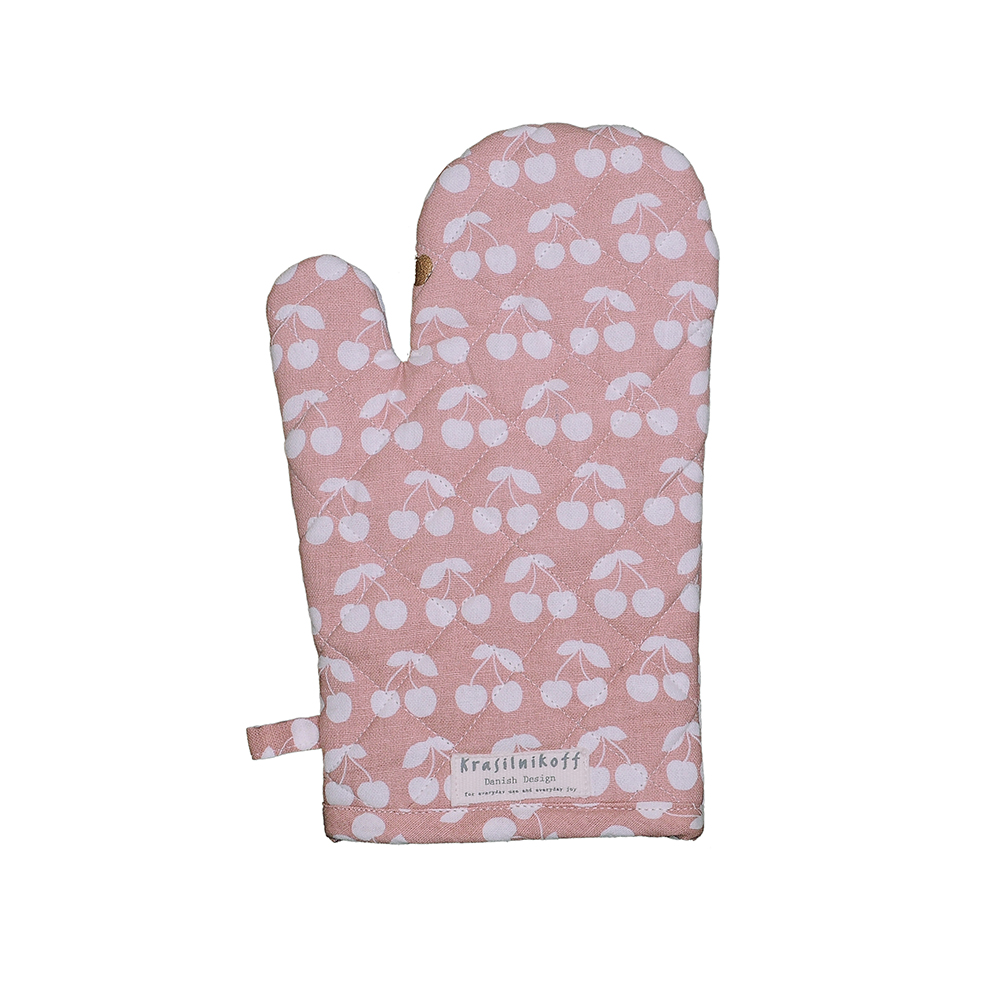 Ofenhandschuh Cherries  dusty rose Ofenhandschuh Cherries  dusty rose