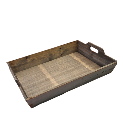 Tablett einfach, Antiklook blau