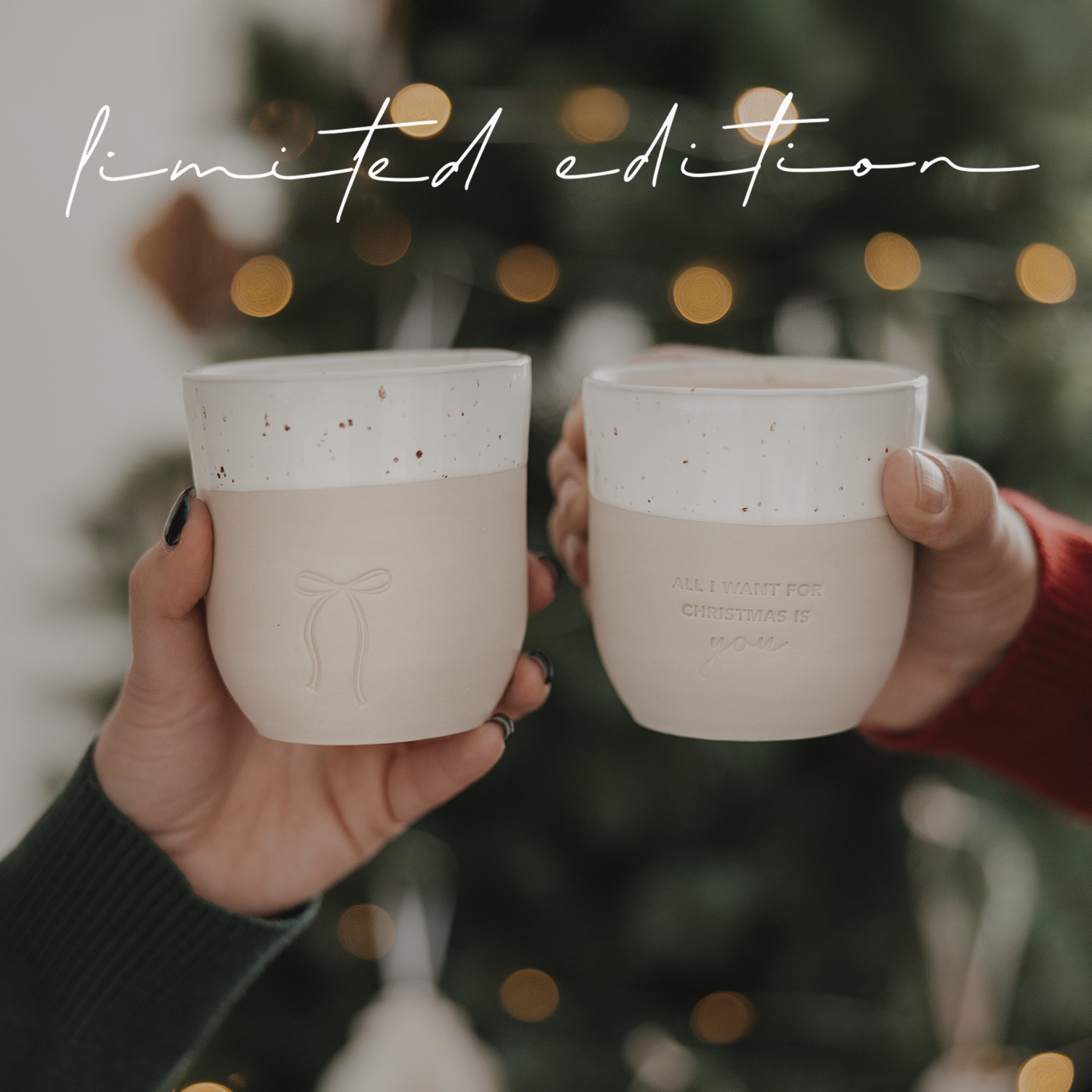 limitierter Eulenschnitt Becher All I want for Christmas ...