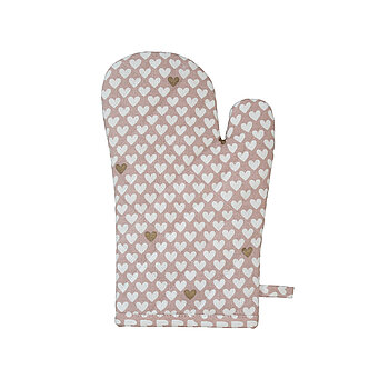 Ofenhandschuh Happy Hearts dusty rose Ofenhandschuh Happy Hearts dusty rose