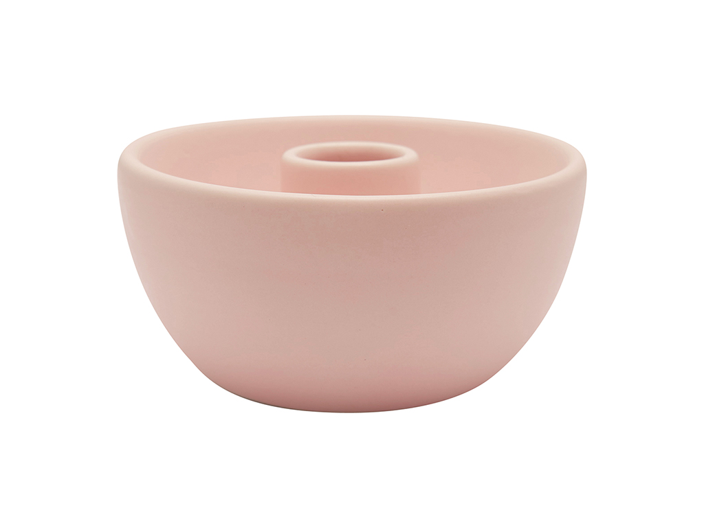 Greengate Keramik Kerzenhalter pale pink