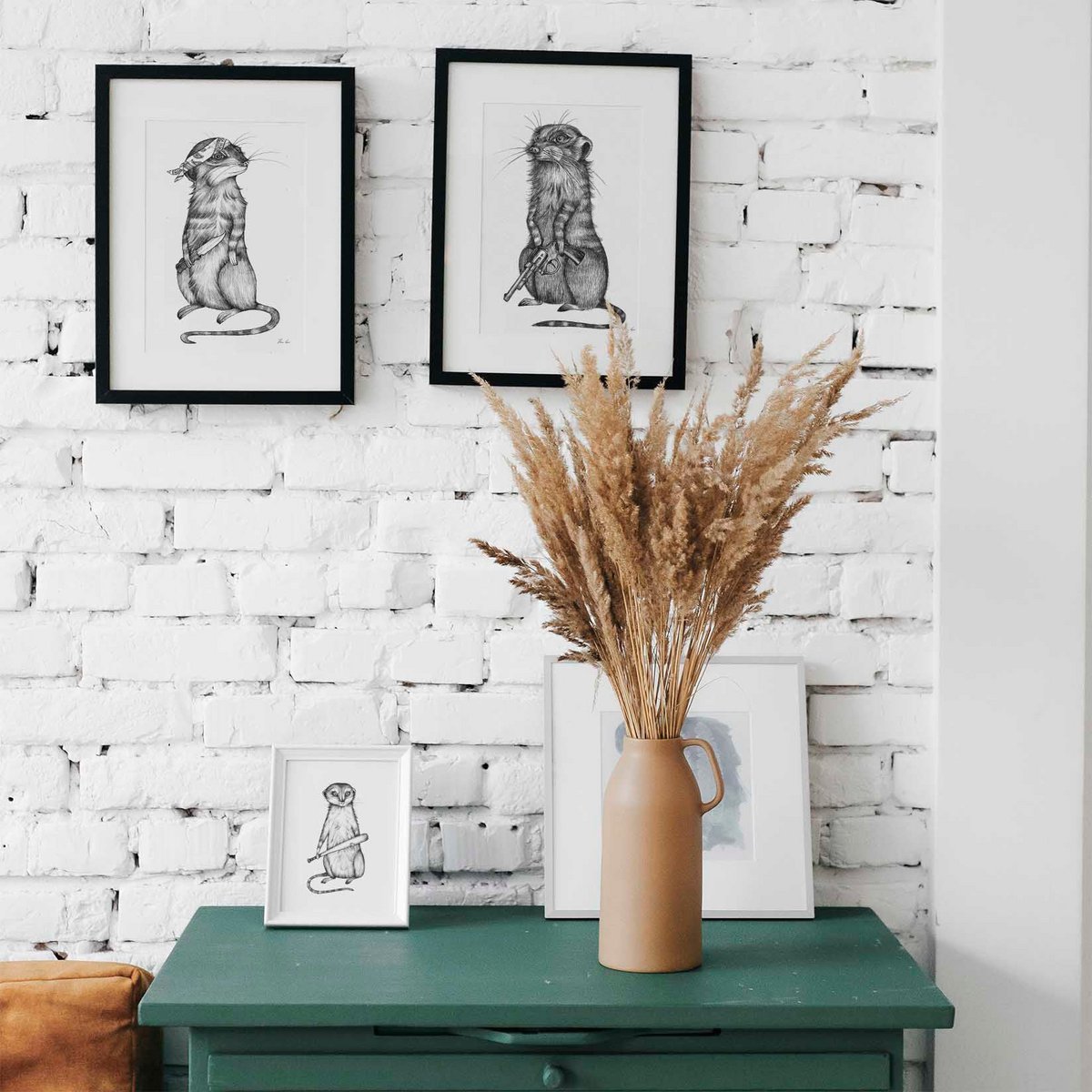 Kunstdruck - Toni Knife Size: A4 Kunstdruck - Toni Knife Size: A4