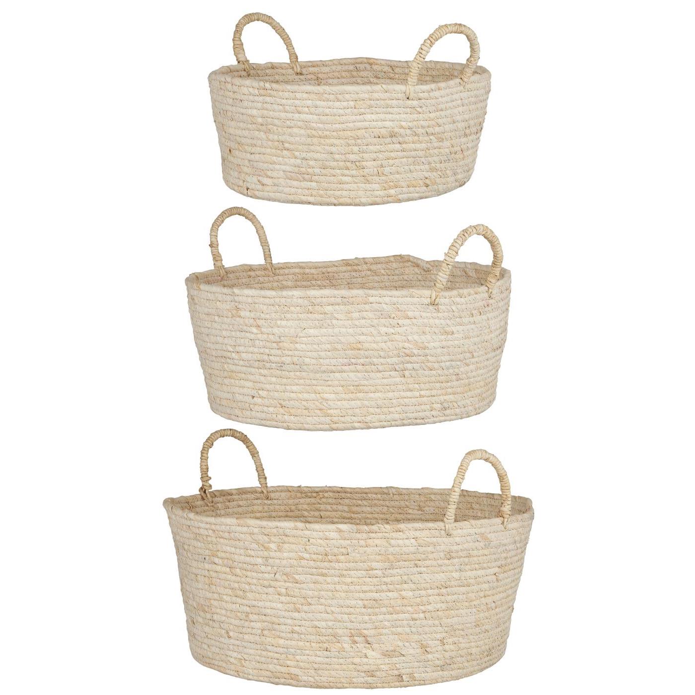 3er Set  Körbe mit Henkel 3er Set  Körbe mit Henkel