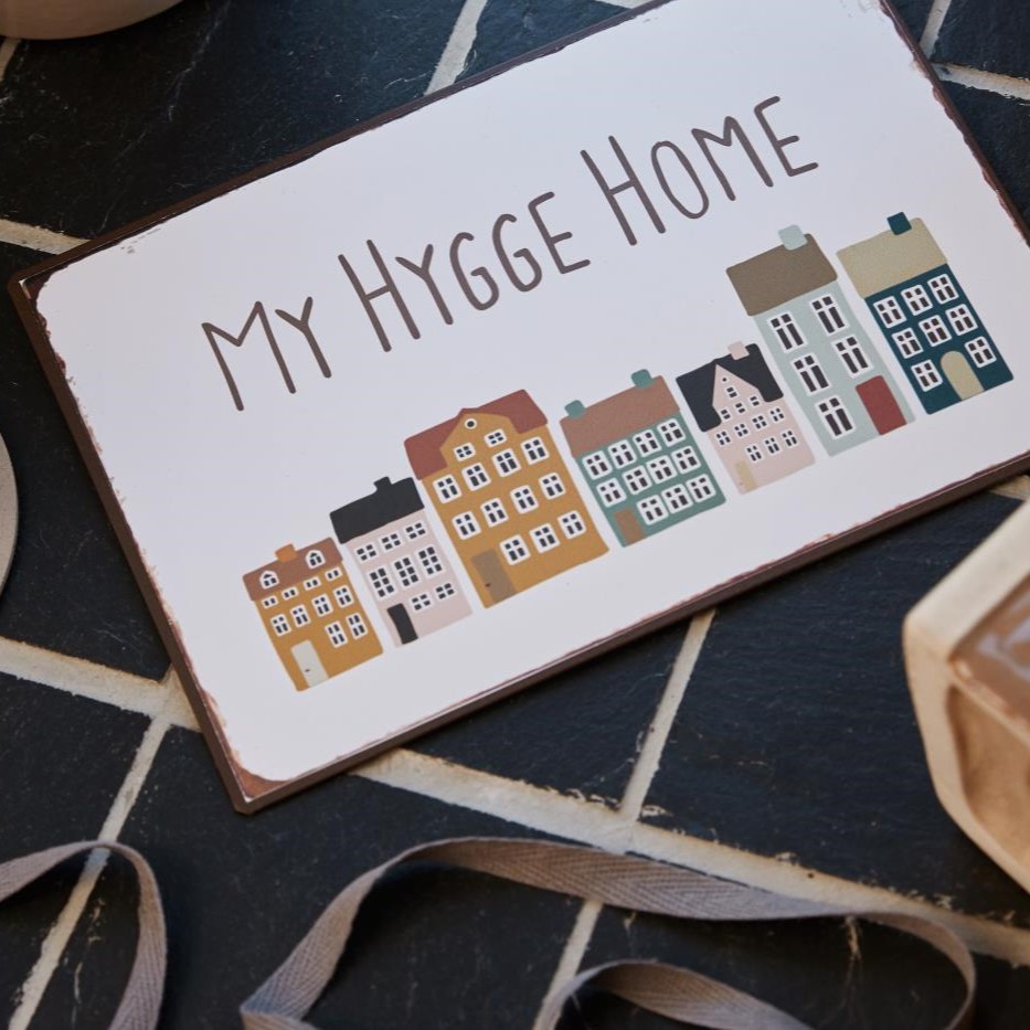 Metallschild My Hygge Home Metallschild My Hygge Home