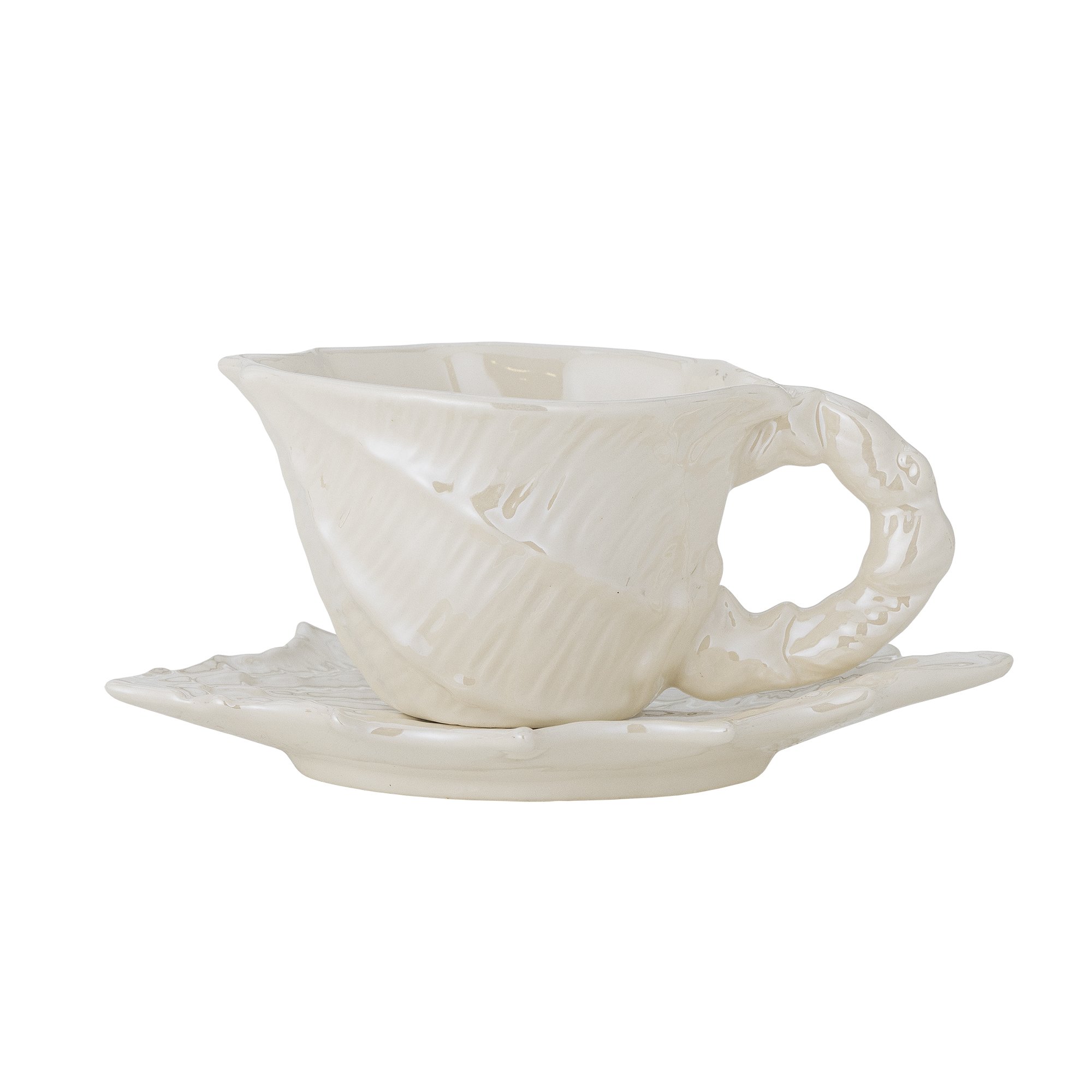 Bloomingville Shellie Tasse mit Untertasse