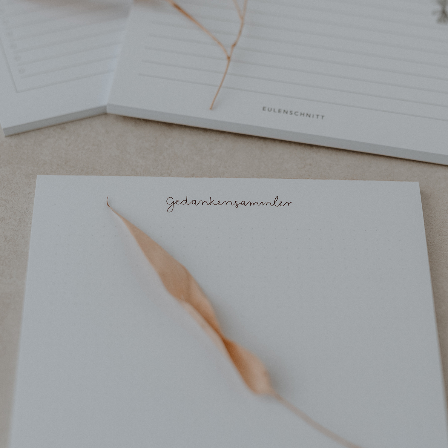 Eulenschnitt Notizblock Gedankensammler Eulenschnitt Notizblock Gedankensammler