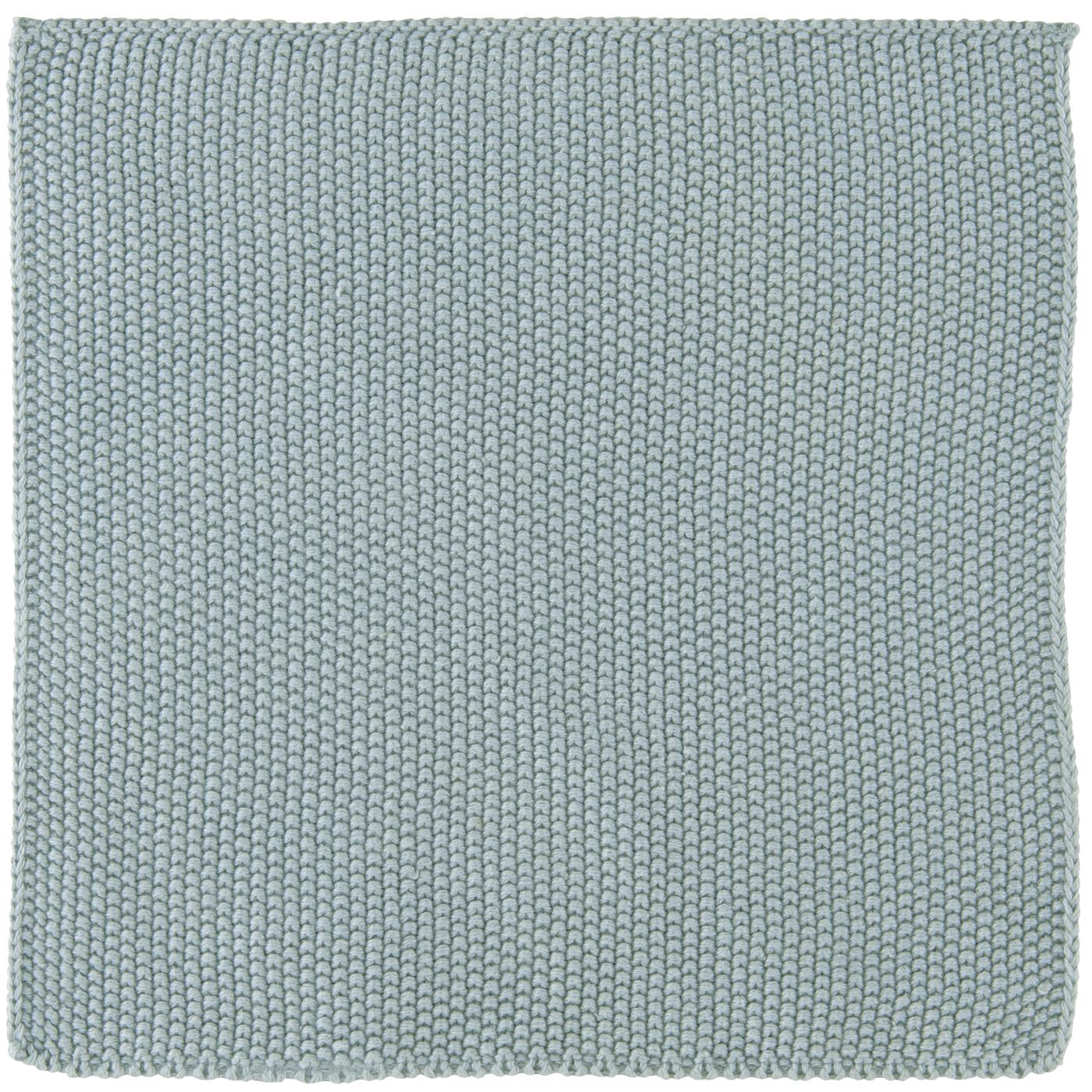 6351-26_W1400 Spültuch Mynte gestrickt hellblau