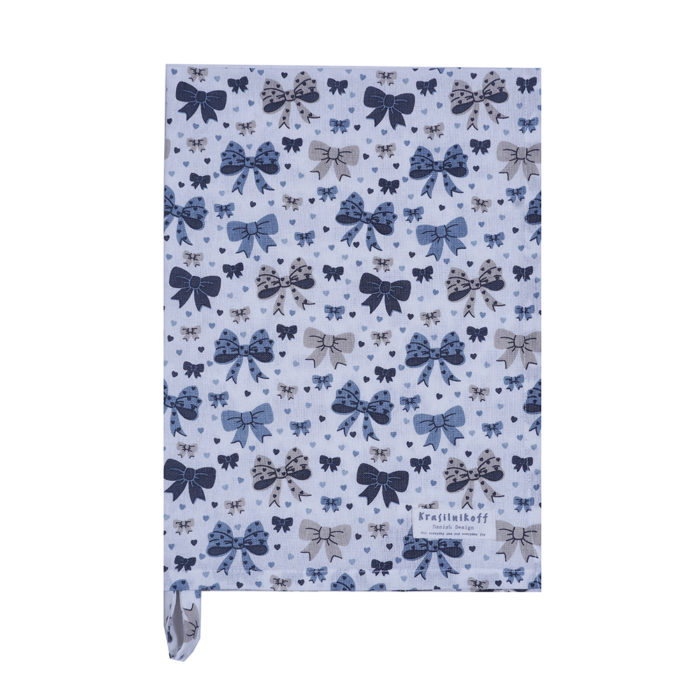 Geschirrtuch Bow / Schleife blau