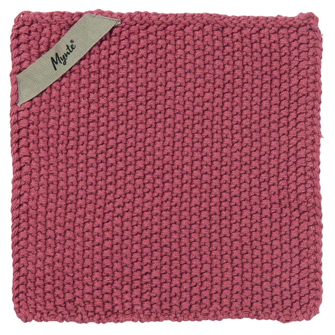 6350-65 Topflappen Mynte gestrickt Blackberry Parfait