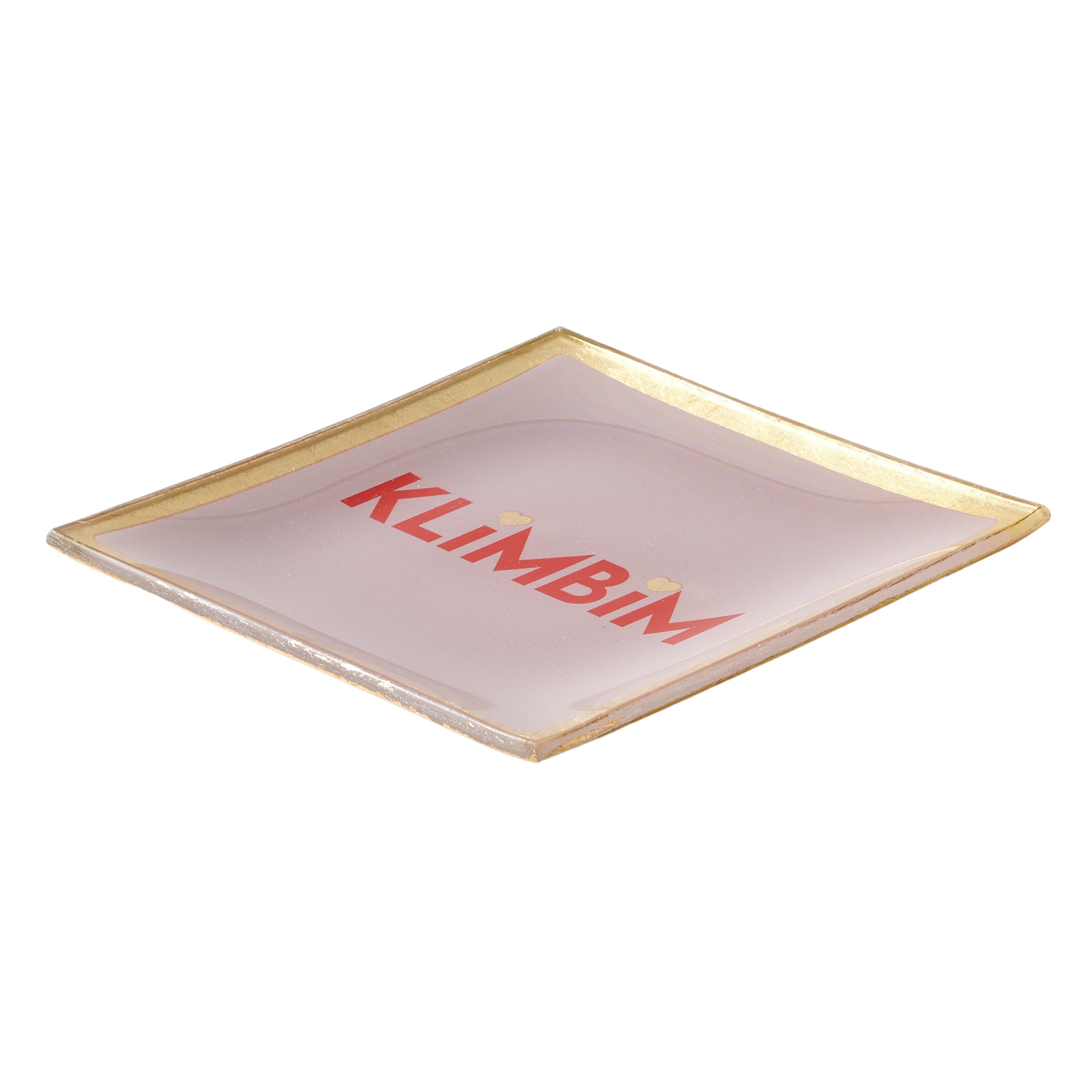 Love Plates, Glasteller S, Klimbim, rosa