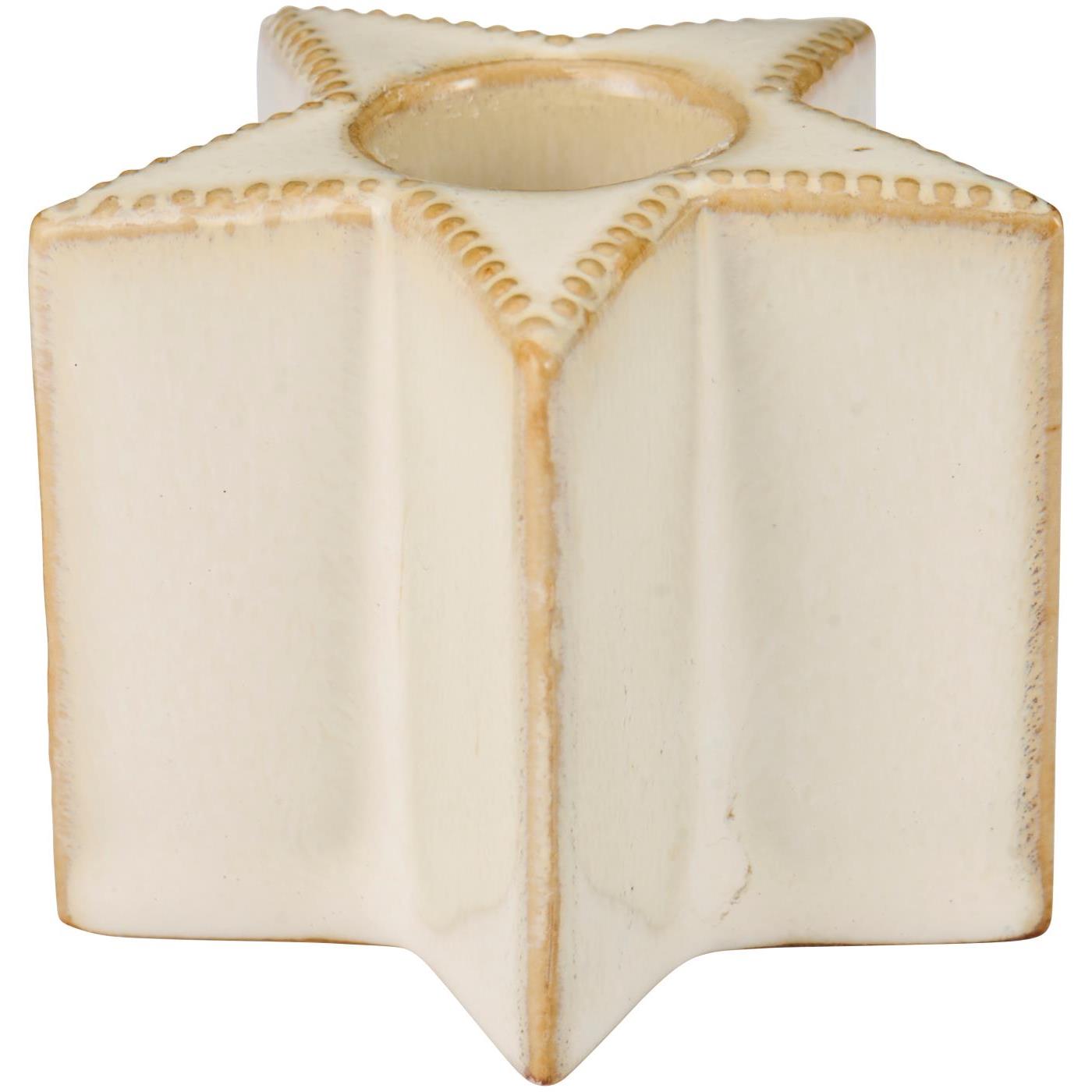 Kerzenhalter f/2,2 cm Kerze sternförmig, hoch