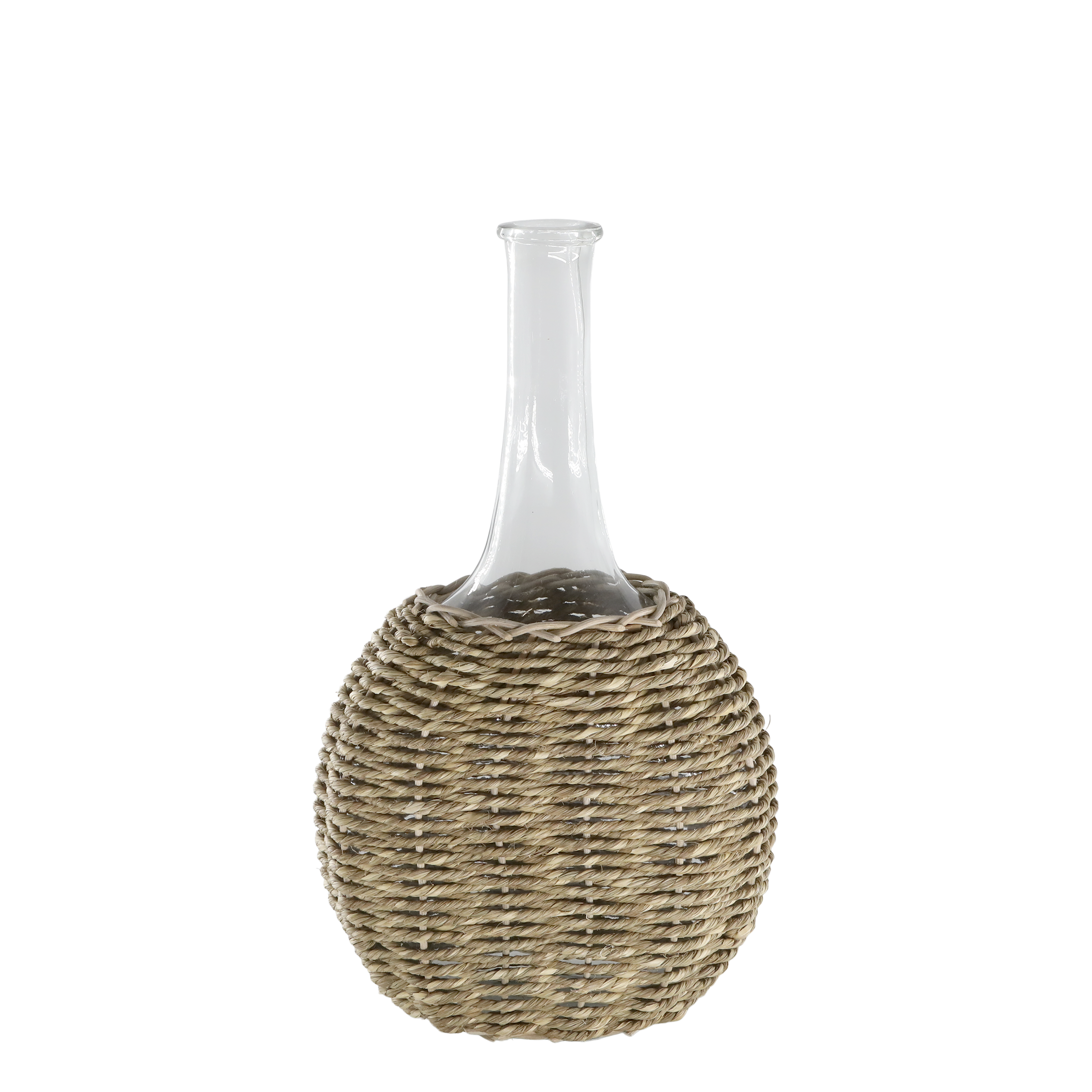 Flasche mit geflochtenem Boden, 35 cm