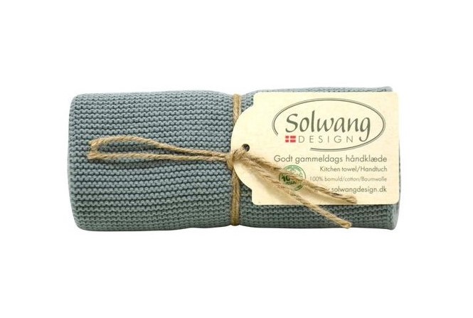 Solwang Handtuch gestrickt arktisches Grün H143 Solwang Handtuch gestrickt arktisches Grün H143
