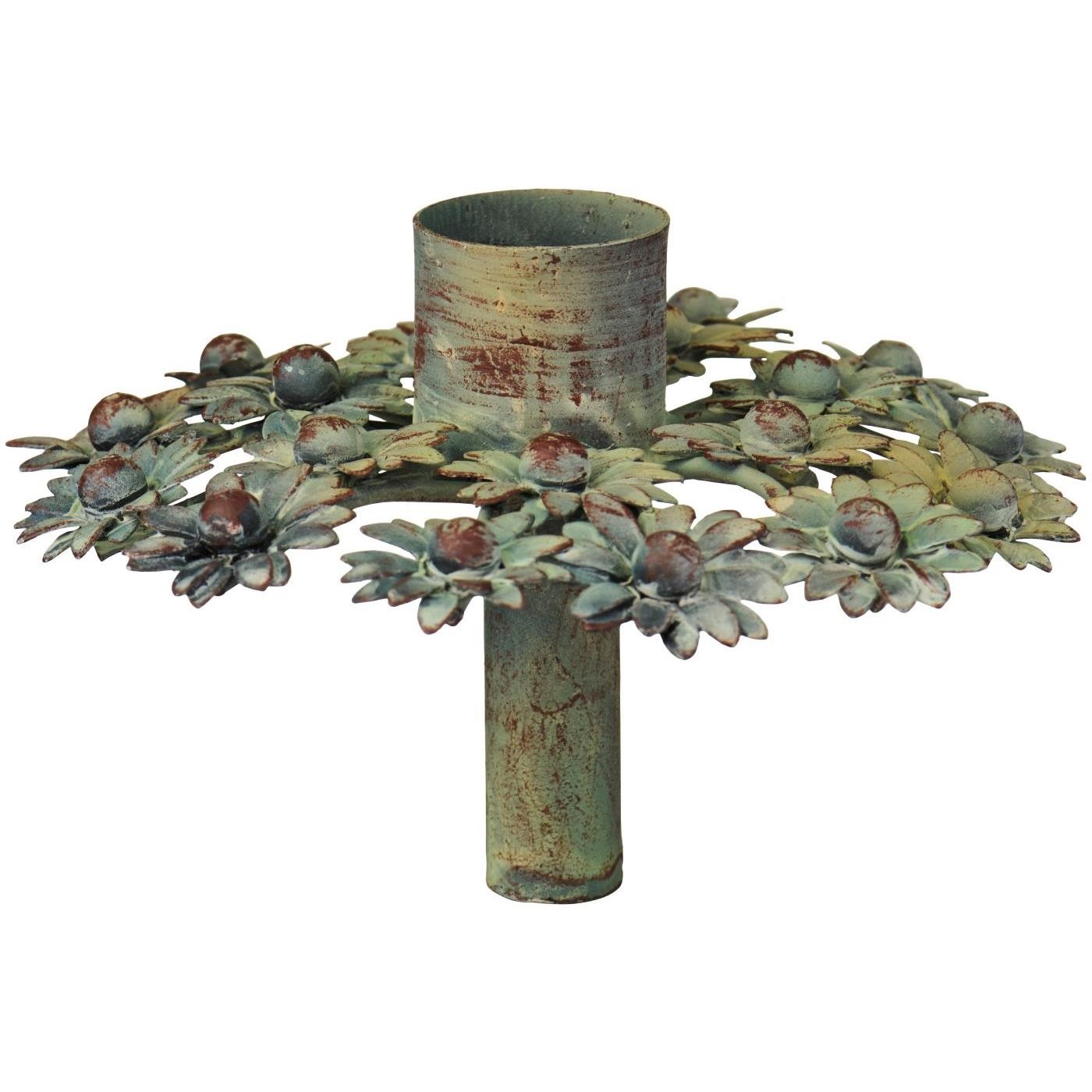 Kerzenhalter f/2,2 cm Kerze Flaschenstecker, Blumen