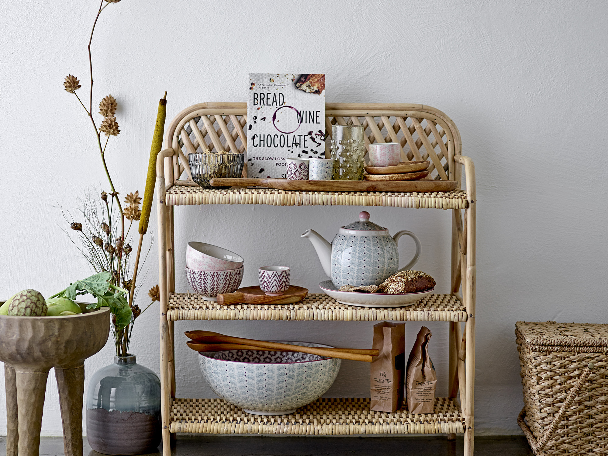 82040566 Bloomingville Teller Maya, 22 cm