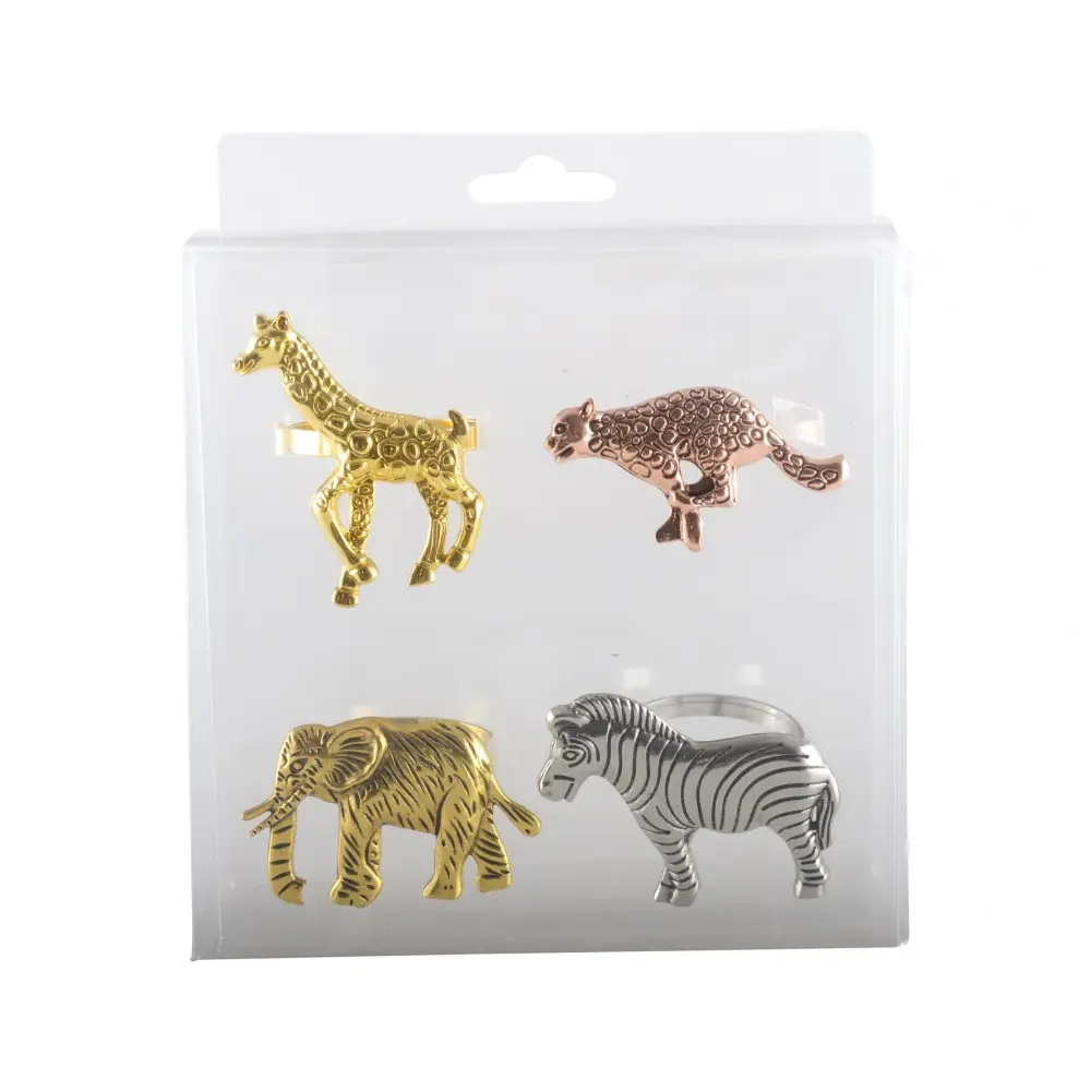 Aulica Serviettenring Africa, 4er Set Aulica Serviettenring Africa, 4er Set