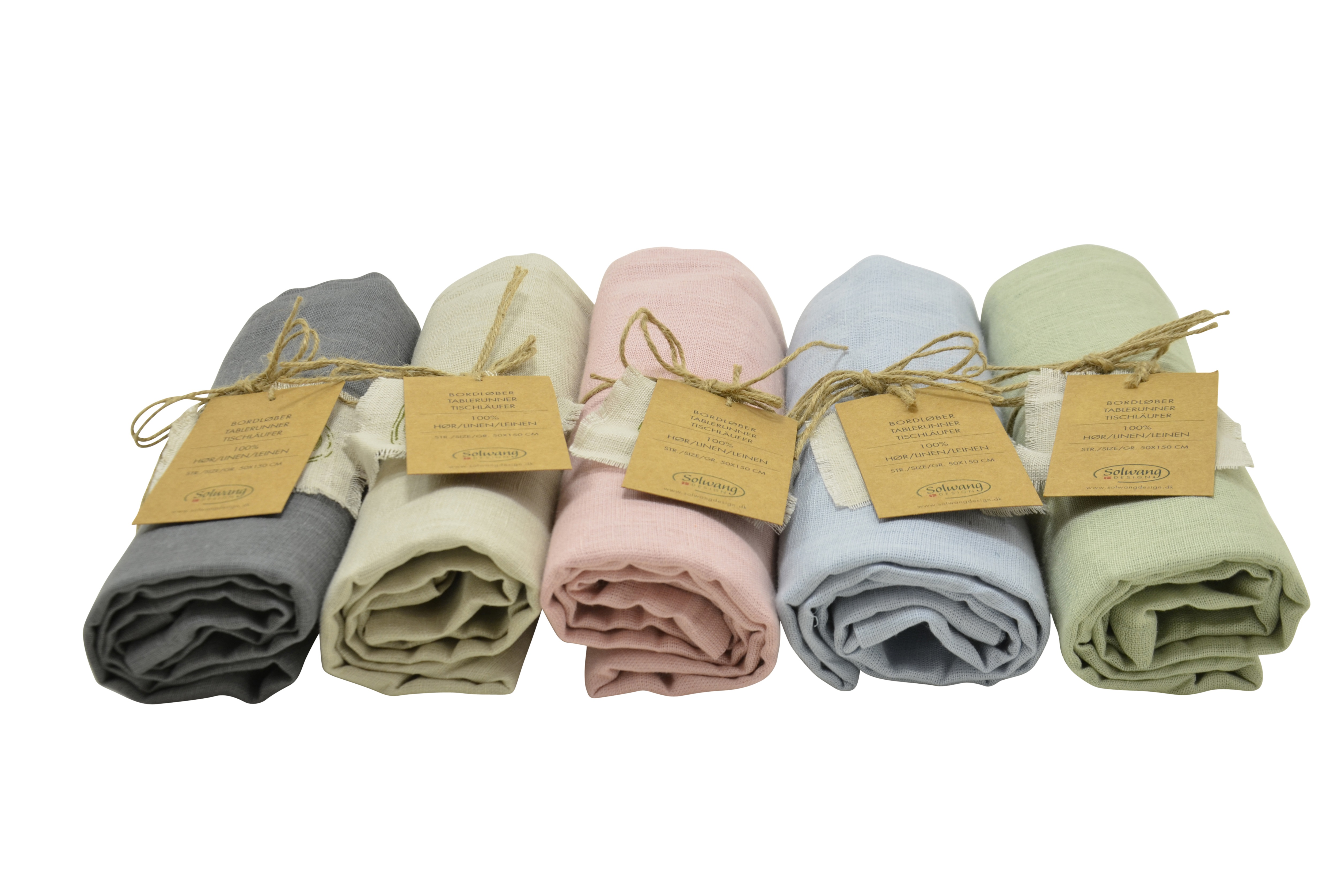 Solwang Tischläufer Leinen Antik Blau HL101 Solwang Tischläufer Leinen Antik Blau HL101