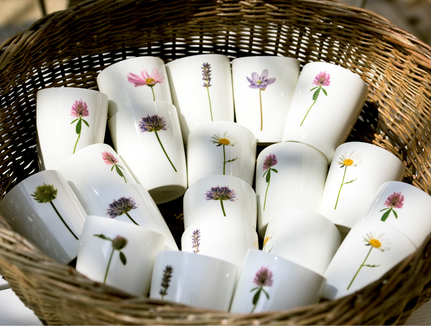 kleiner Becher Flachsblume, Simply Flowers No.07 kleiner Becher Flachsblume, Simply Flowers No.07