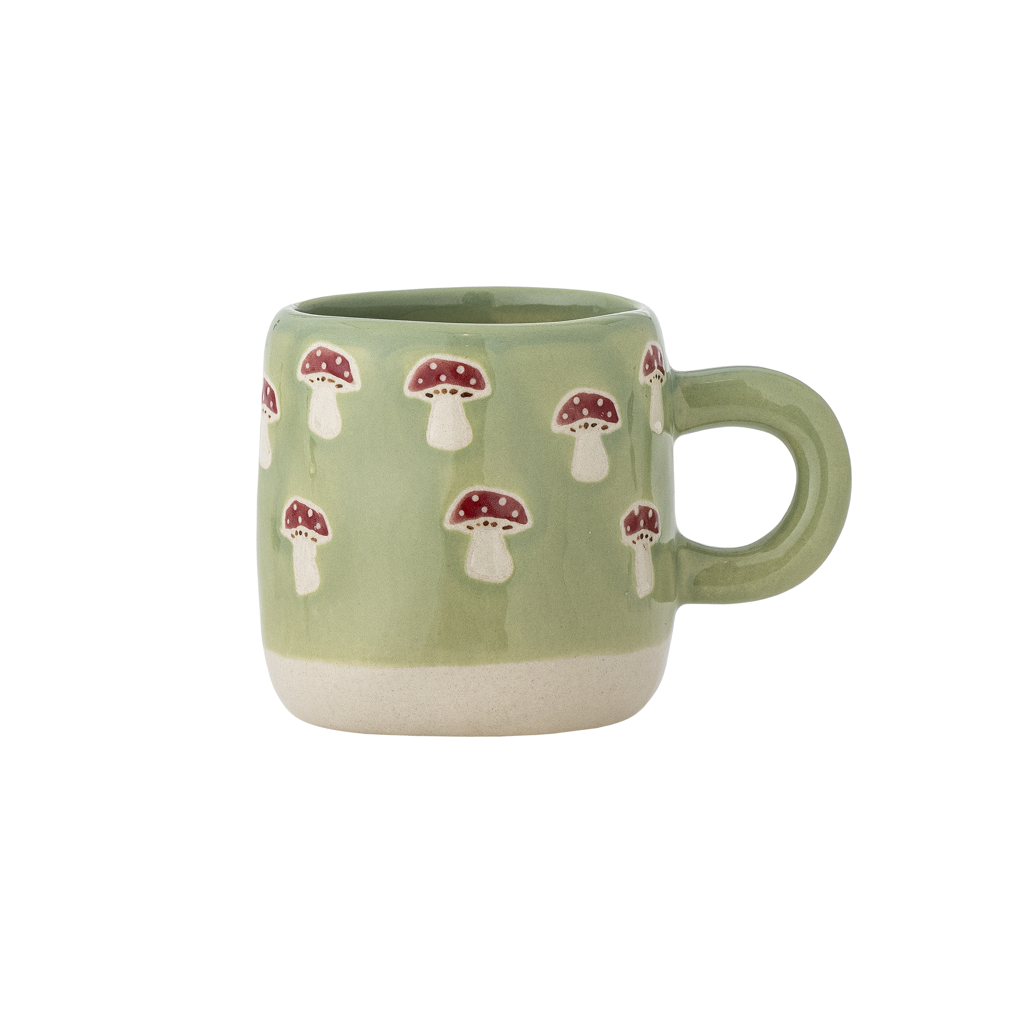 Millie Tasse mit handgemalten Pilzen