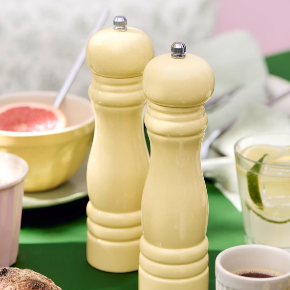 Salz-/Pfeffermühle Hellgelb