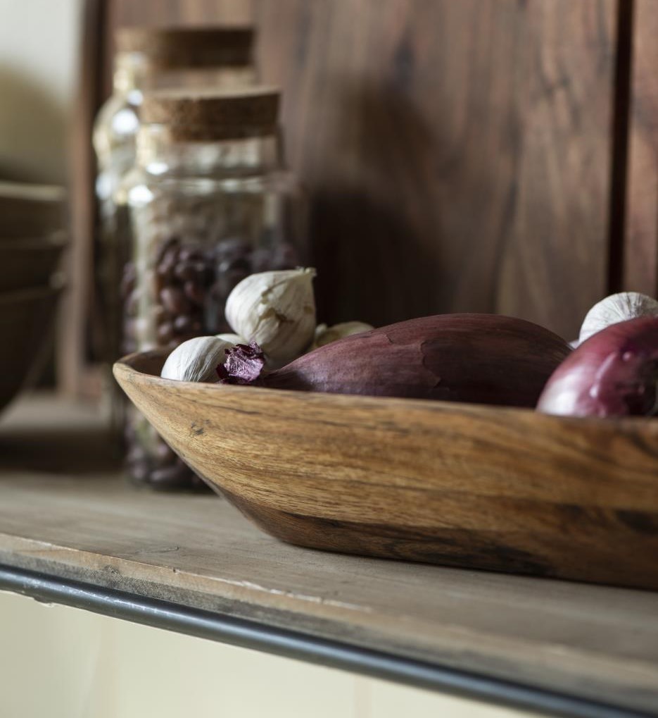 Schale oval geöltes Akazienholz Schale oval geöltes Akazienholz