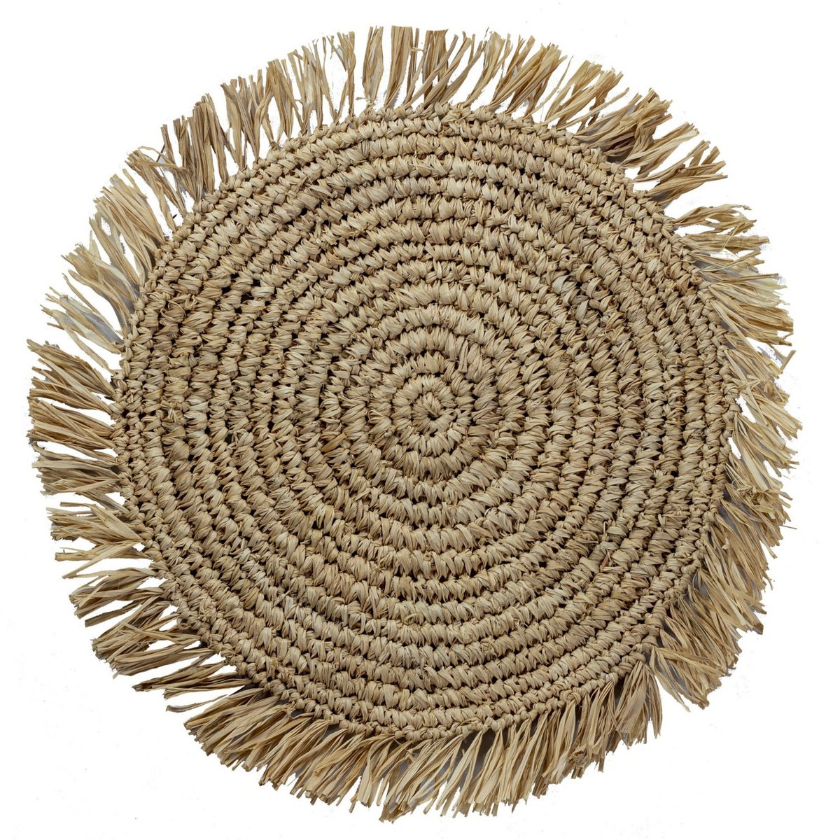 Tischset AMBON  Raffiabast | 35 cm Durchmesser  2er-Set Tischset AMBON  Raffiabast | 35 cm Durchmesser  2er-Set