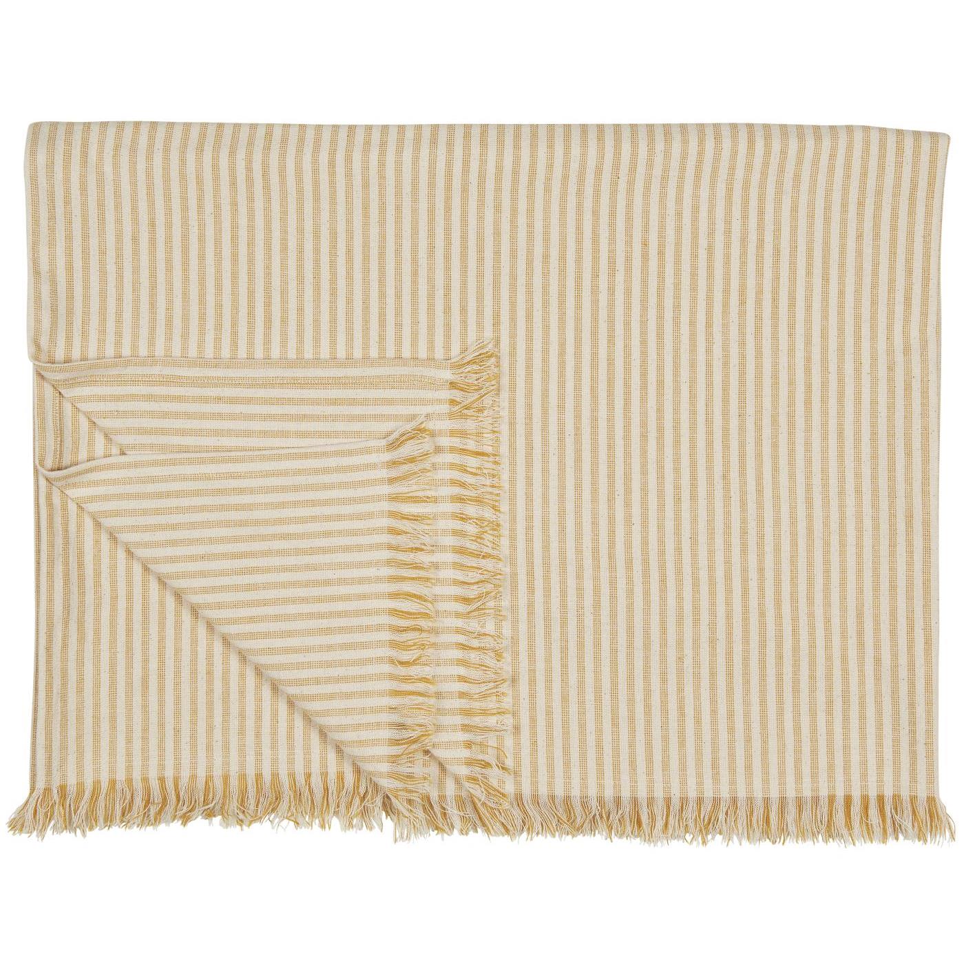 Hammam Handtuch mit Fransen Augusta Natur mit Mustard Streifen Hammam Handtuch mit Fransen Augusta Natur mit Mustard Streifen