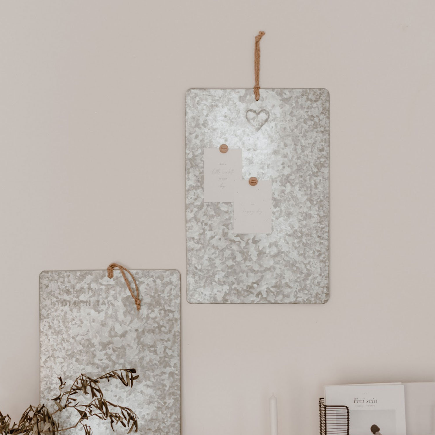 Magnetboard Herz, 60 x 40 cm