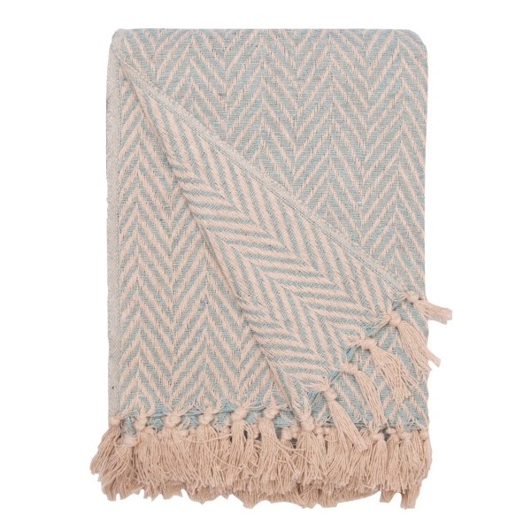 Plaid Henri Mint aus Baumwolle Plaid Henri Mint aus Baumwolle